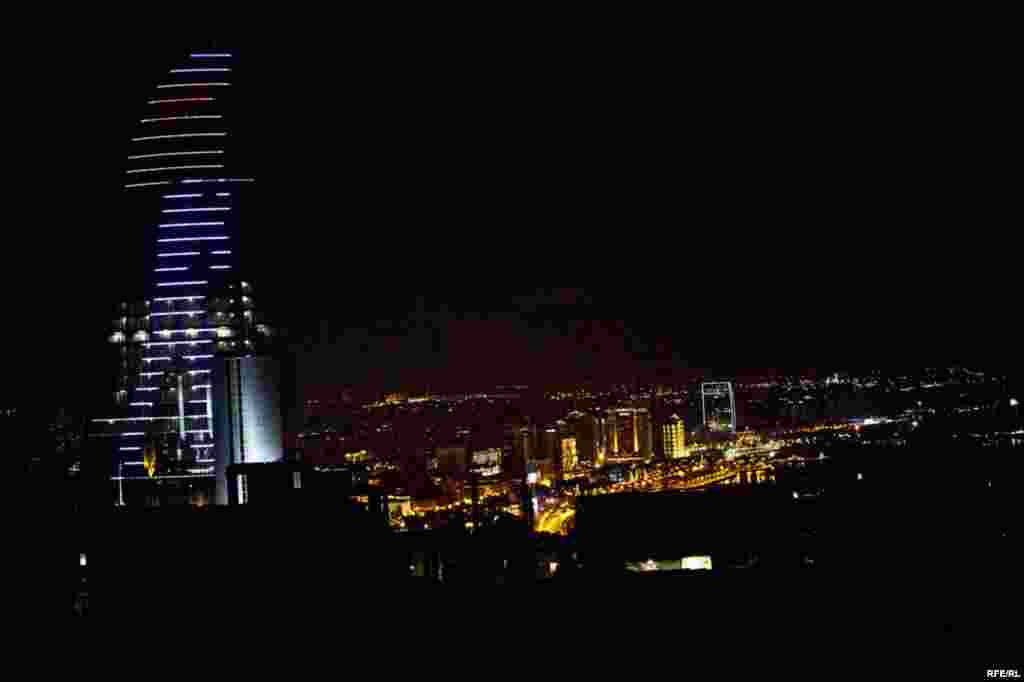 Yeni il üçün bəzənmiş Bakıdan fotolar #9