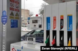 NIS benzinska pumpa, Beograd, Srbija, 9. januar 2026.