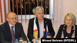 Slavljenička atmosfera u HDZ BiH