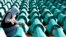A Bosnian Muslim woman mourns over a casket at the Potocari Memorial Center during the 2008 burial of 308 Bosnian Muslims killed by Bosnian Serb forces in Srebrenica.