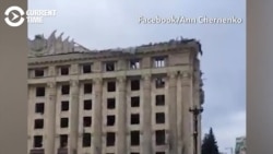 Russian Missile Blamed For Kharkiv Administration Building Blast Amid Bombardment