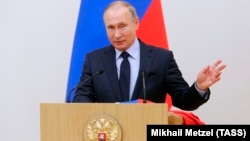 Presidenti rus, Vladimir Putin gjatë takimit të sotëm me atletët