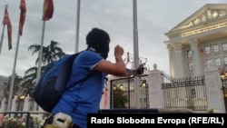 Jedan od protesta Šarene revolucije u Skoplju