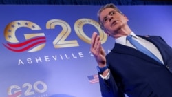US Treasury Secretary Scott Bessent attends the G20 meeting foreign ministers and central bankers in Asheville, North Carolina, on August 31.