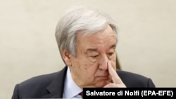 Secretarul general ONU, Antonio Guterres