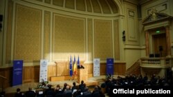 Preşedintele Traian Băsescu la Forumul european pentru diplomaţie publică, Bucureşti