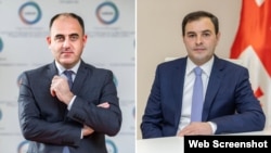 ფოტოკოლაჟი: სემეკის თავმჯდომარე დავით ნარმანია (მარცხნივ) და სახელმწიფო ელექტროსისტემის გენერალური დირექტორი ვანო ზარდიაშვილი