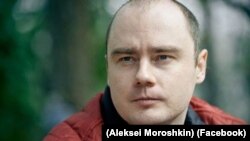 Живущий в Челябинске гражданский активист Алексей Морошкин, обвиняемый в раскрашивании бюста Ленина в цвета украинского флага. 