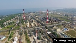 სარატოვის ნავთობგადამამუშავებელი ქარხნის ტერიტორია (საილუსტრაციო ფოტო)