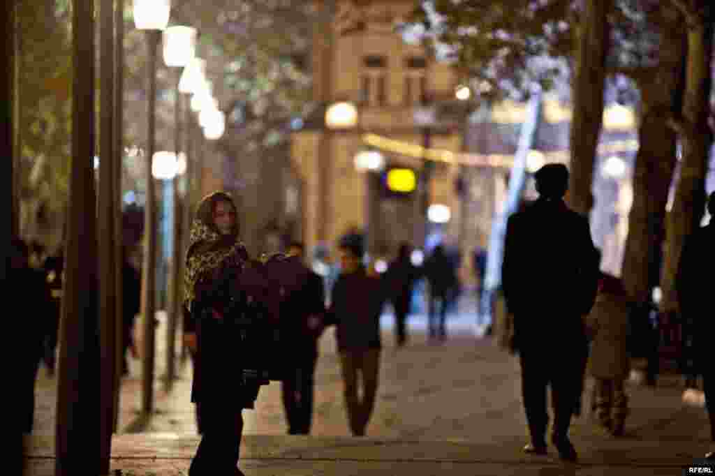 Yeni il üçün bəzənmiş Bakıdan fotolar #22