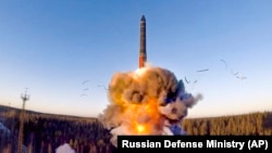 Testimi i një rakete balistike ndërkontinentale nga Rusia në dhjetor të vitit 2020.