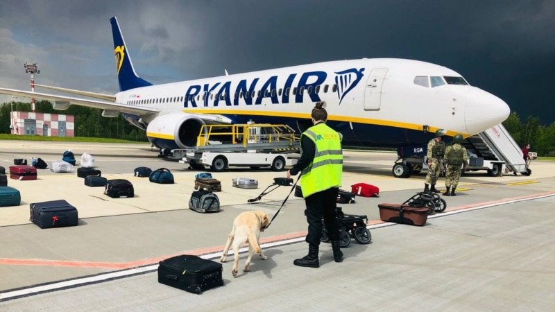 BMG hasabaty: Belarusyň Ryanair uçaryny gondurmak üçin bahana eden bomba howpy ‘bilkastlaýyn ýalandy’