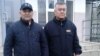 Bektur Asanov (right) and Kubanychbek Kadyrov after their release on February 12.