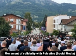 Skup solidarnosti s Palestinom. Gusinje, 15.avgust 2025.