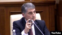 Procurorul Eduard Harunjen în Parlament la Chișinău