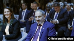 France Armenian Prime Minister Nikol Pashinian attending the Second Paris Peace Forum, November 12, 2019