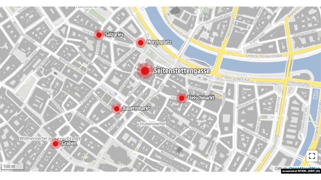 Terrortámadás Bécsben: képek a helyszínekről