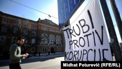 Jedan u nizu protesta u glavnom gradu BiH