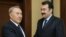 Қазақстан президенті Нұрсұлтан Назарбаев (сол жақта) пен сол кездегі премьер-министр Кәрім Мәсімов. 10 қаңтар 2007 жыл.