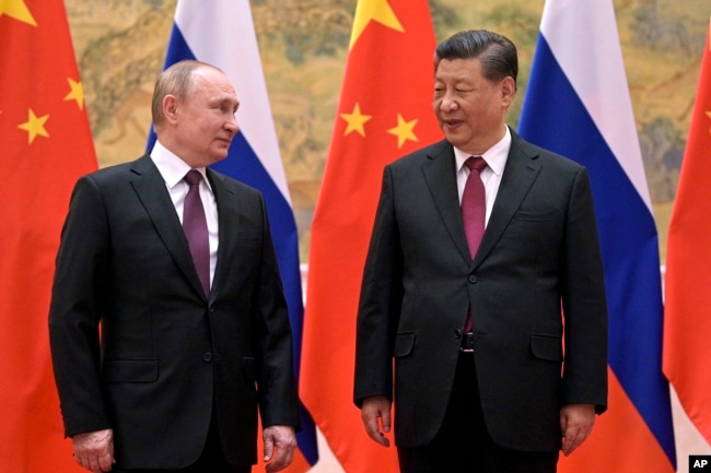 Владимир Путин и предсеатель КНР МСи Цзиньпин