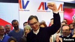 Premierul Alexander Vucic, Belgrad, 2 aprilie 2017 