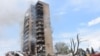 Многоэтажный жилой дом после российского удара по Краматорску 4 августа