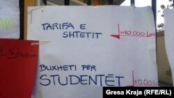 Protestat e studentëve në Shqipëri 