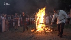 На Хортиці відсвяткували Купала за старовинними традиціями (відео)