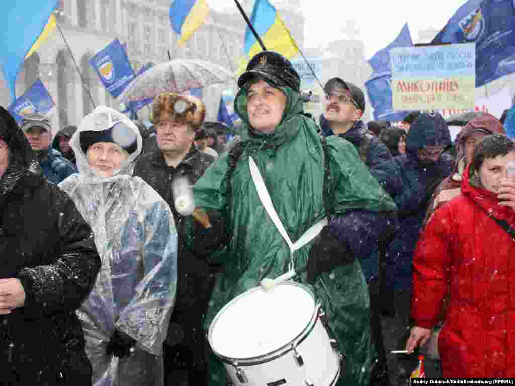 Підприємці продовжують протести на Майдані, 29 листопада 2010 року