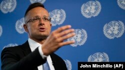Wengriýanyň daşary işler ministri Peter Szijjarto