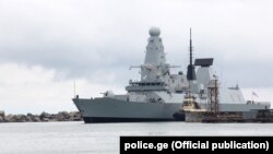 ნატოს მუდმივმოქმედი მეორე საზღვაო შენაერთის გემი ფოთის პორტში 