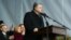 Президент України Петро Порошенко під час виступу на передвиборчому мітингу в Києві на Михайлівській площі, 17 березня 2019 року