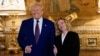 Архіўнае фота. Дональд Трамп і Джорджа Мэлёні, Флорыда, 4 студзеня 2025 году
