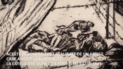 Îngropate de cenzura sovietică: desene inedite de la Auschwitz