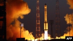 Запуск ракеты "Протон-М" с космодрома Байконур. Иллюстративное фото. 