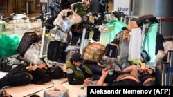  یکی از میدان های هوایی مسکو