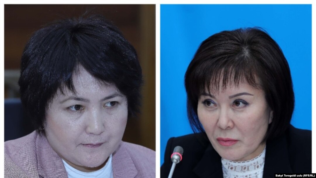 Айнура Осмонова жана Гүлшат Асылбаева. Архивдик сүрөт. 