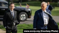 Serhio Gor we ABŞ-nyň prezidenti Donald Tramp