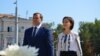 Premierul Maia Sandu cu vice-premierul Andrei Nastase, la ceremoniile de Ziua Independenței, 27 augus 2019