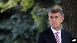 Ish-kryeministri çek, Andrej Babis. Fotografi nga arkivi. 