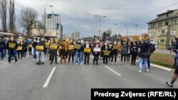 Protest građana zbog nenabavke vakcina, Sarajevo