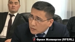 Елдос Нәшірәлі, ақпарат және коммуникация министрлігі БАҚ саласындағы мемлекеттік саясат департаментінің директоры. Астана, 15 желтоқсан 2017 жыл.
