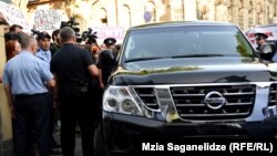 საპროტესტო აქცია თბილისში რუსეთის დუმის დეპუტატების ვიზიტის გამო