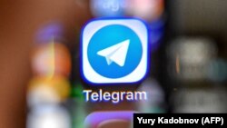 Ikona e aplikacionit të mesazheve "Telegram". Foto nga arkivi.