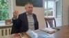 Аляксандар Лукашук на прэзэнтацыі сваёй кнігі. Вільня, 21 траўня 2026 году