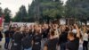 Protest "Levijatana" i drugih desničarskih grupa ispred Prihvatnog centra za migrante u Obrenovcu, 13. maj