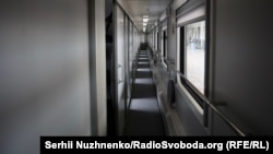 UKRAINE -- The first flight went to the train of the «four capitals» from the train station of Kyiv, 28Sep2018