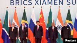 Раҳбарони гурӯҳи BRICS дар Чин