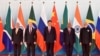 BRICS Leaders (from left) Brazilian President Michel Temer, Russian President Vladimir Putin, Chinese President Xi Jinping, South Africa's President Jacob Zuma, Indian Prime Minister Narendra Modi in a group photo during the BRICS Summit at the Xiamen International Conference and Exhibition Center in Xiamen, southeastern China's Fujian Province on September 4.