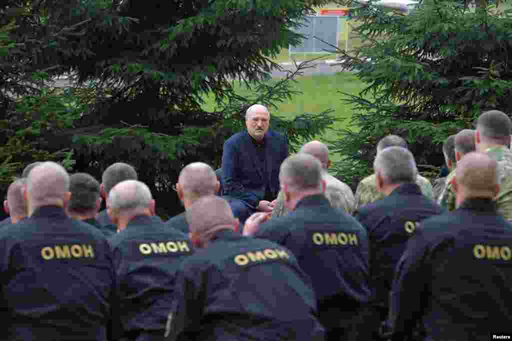 Lukashenka meets with law enforcement and security services on August 21, two days before the planned mass demonstration in Minsk. He has described the wave of protests as part of &quot;a plan for a color revolution with the agitation of the internal political situation in the country.&quot; He also vowed to take&nbsp; &quot;the most stringent measures&quot; to protect the country&#39;s borders from what he called foreign interference.&nbsp;